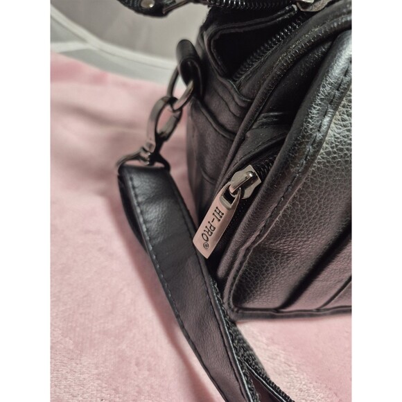 Hi-Pro Genuine Leather Camera Carrying Case/Storage Bag - Black (2045S) - Picture 2 of 10